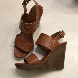 Brown Jessica Simpson Wedges